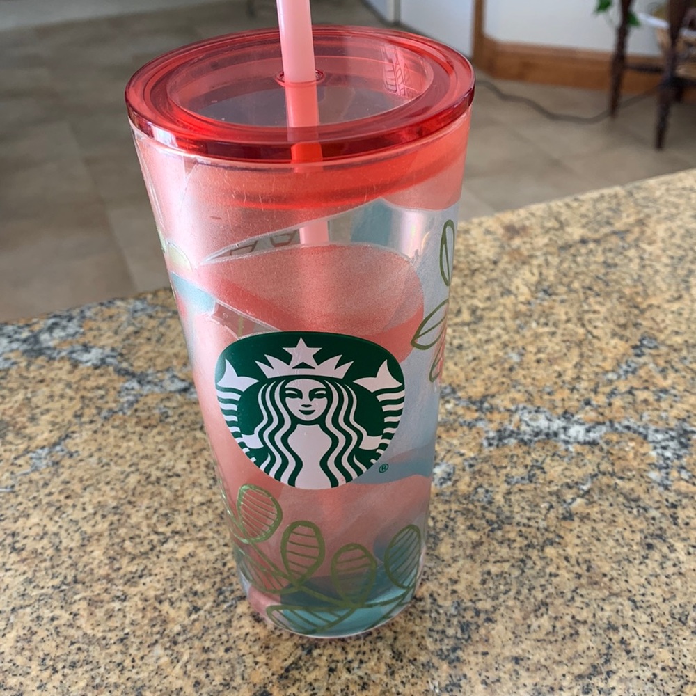 Starbucks 18 fl oz glass tumbler